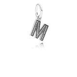 Buchstabe M Charm-Anhänger