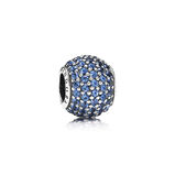 Pavé-Kugel blau, Charm