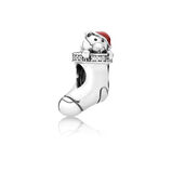 Teddy-Weihnachtsstrumpf Charm