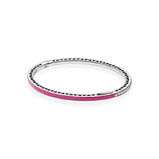 Armreif Strahlende Herzen magenta